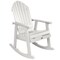 Highwood Usa Hamilton Rocking Chair Outdoor Furniture for Patio, Backyard, Garden AD-RKCH6-WHE - alternate 1